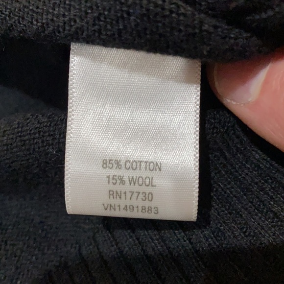 Merona Black Argyle Cardigan Size XS - Picture 9 of 11